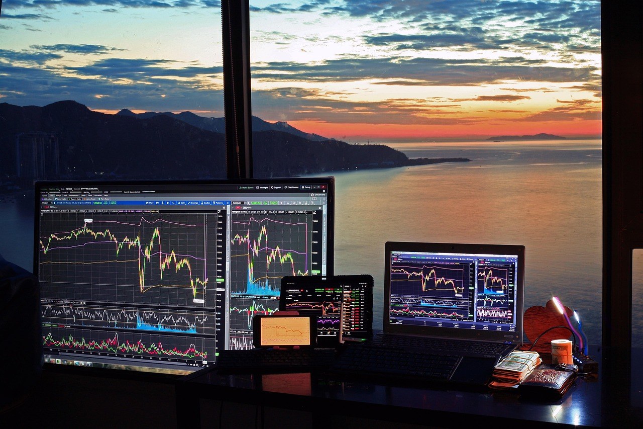 Tableau de bord de la plateforme Nordiqo affichant des graphiques de marché crypto